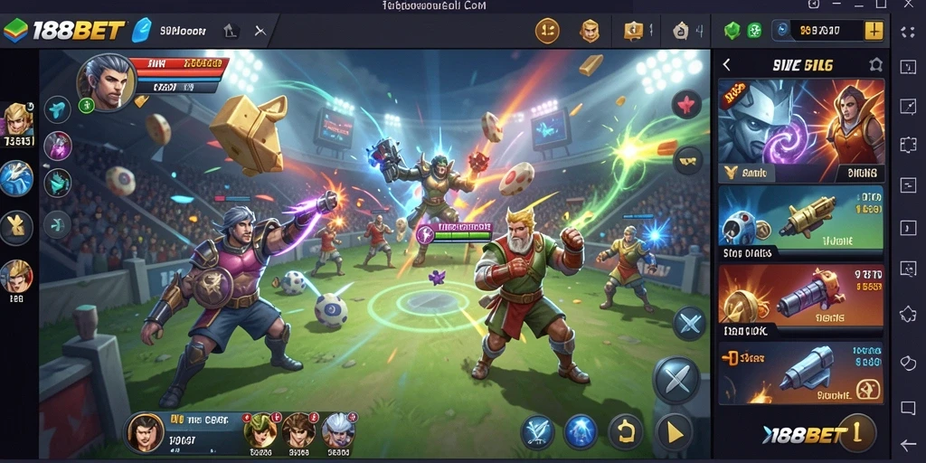 Screenshot gameplay <strong>188BET</strong> menampilkan strategi yang mendebarkan.
