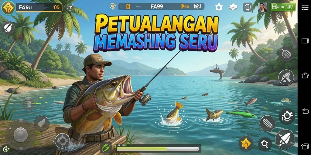 Tangkapan ikan yang menakjubkan dalam gameplay FA99.