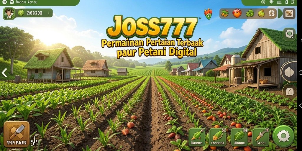 Gameplay JOSS777 menampilkan proses bertani yang menyenangkan dan interaktif.