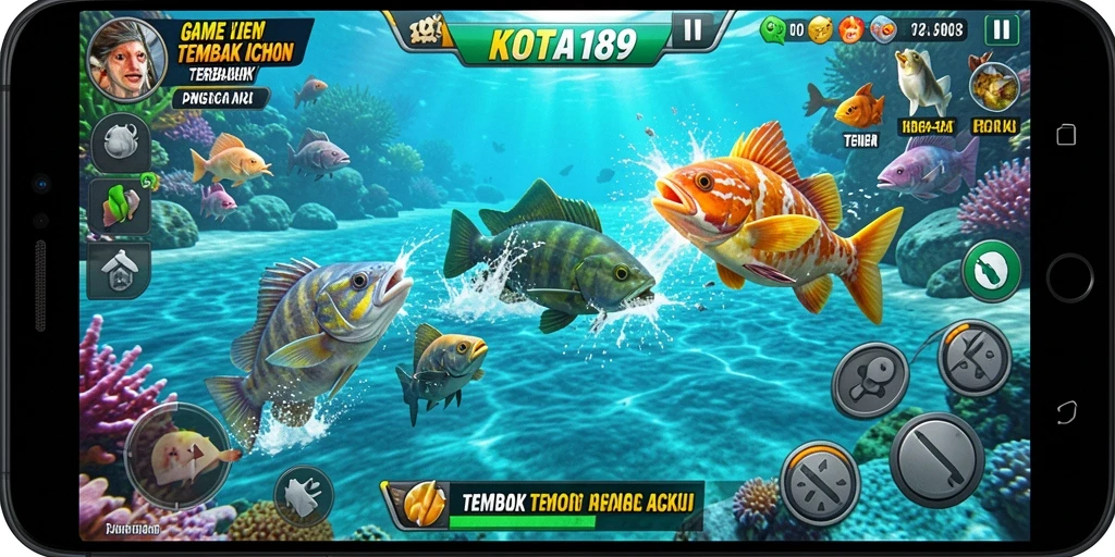 Tampilan gameplay KOTA189 yang seru dan menantang.