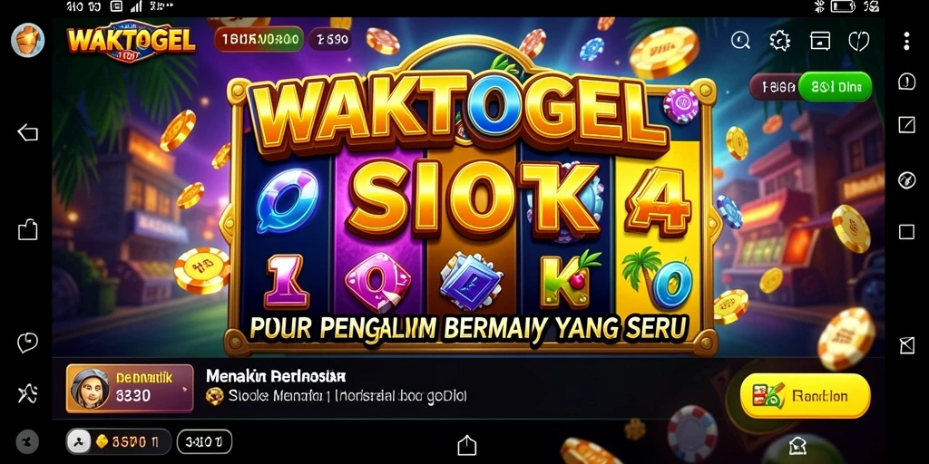 Screenshot WAKTOGEL menampilkan gameplay Slot yang mengasyikkan.
