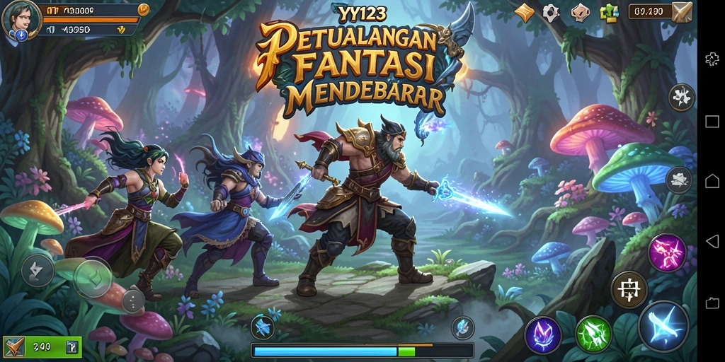 Tampilan gameplay RPG yang menegangkan dan seru.